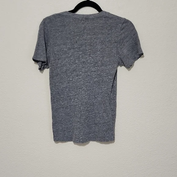 Monrow Gray Fitted Short Sleeve T-Shirt - Picture 7 of 7
